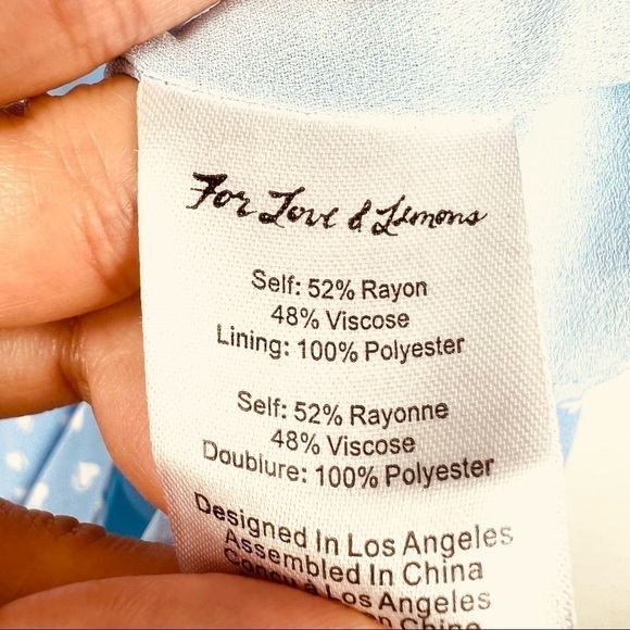 For Love & Lemons Sweetheart Wrap Mini Dress Size S - Picture 11 of 11